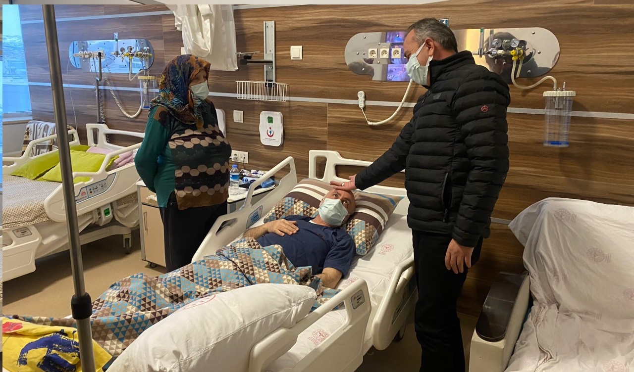 CEYLAN’DAN HASTA ZİYARETİ